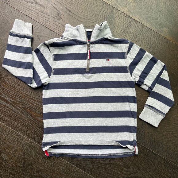 Tommy Hilfiger 1/4 Zip Pullover, Boys size 5 - Picture 1 of 5